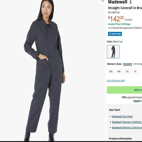 Madewell Jumpsuit - Picture 2 of 4